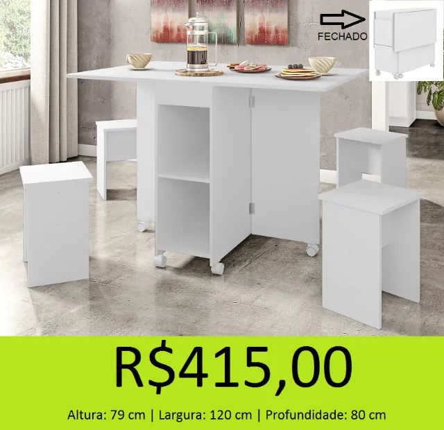 Mesa com banquetas  - Foto 2
