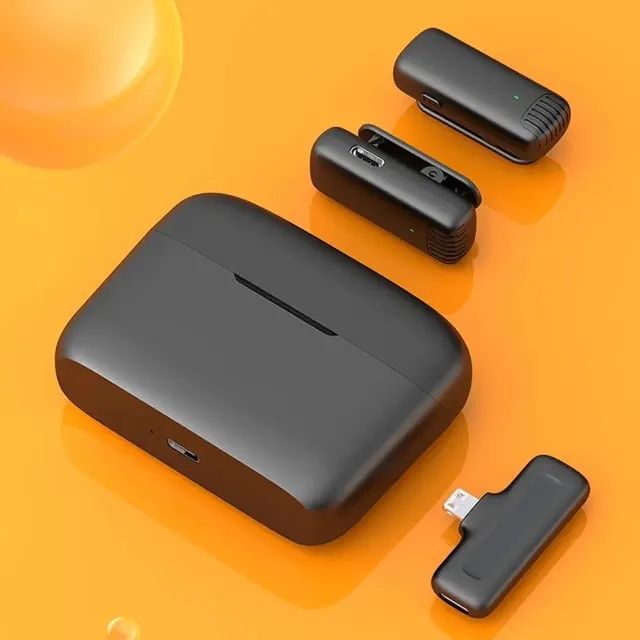 Microfone lapela Duplo J13 Lavalier para IOS e Android / lacrado 