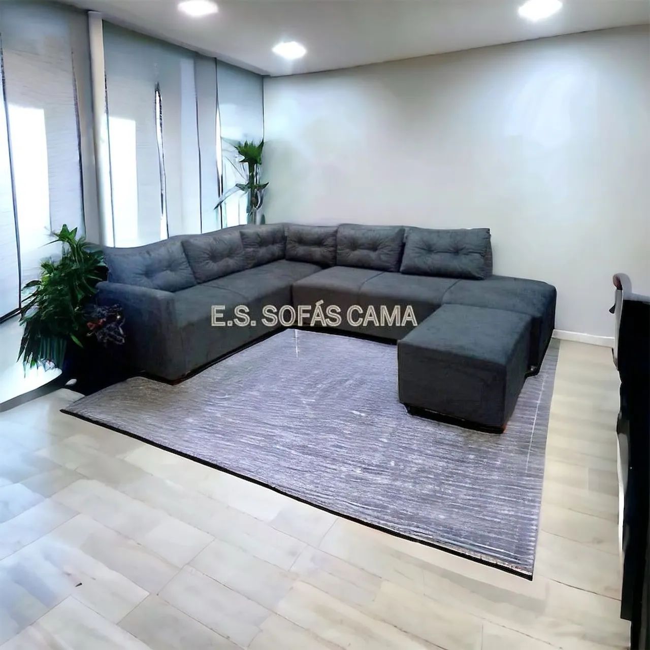 Sofá de canto Medindo1.87/2.40 bem espaçoso produtos novos garanta já o seu! - Foto 3