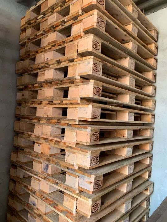 Palete pallets de madeira PBR, DESCARÁVEIS e CHAPA - Foto 3