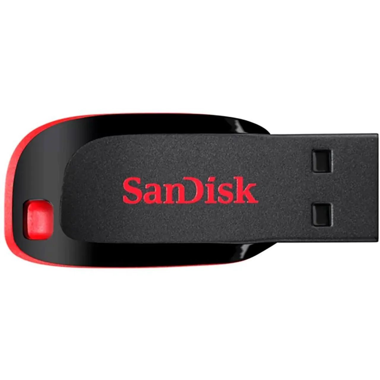 (USADO) Pen Drive 32GB USB 2.0,Cruzer Blade, Preto/Vermelho - Foto 2