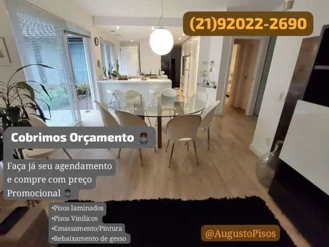 Piso vinílico 140 reais o m2 com mão de obra - Foto 5
