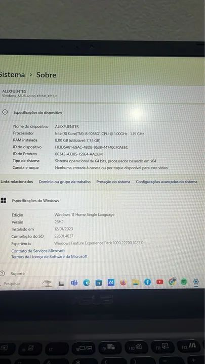 NOTEBOOK ASUS i5 - Foto 5