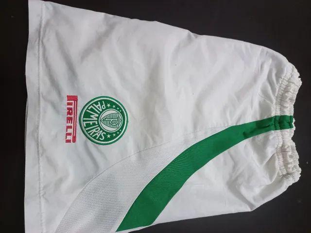 Antigo calção palmeiras pirelli diadora tamanho M  - Foto 3