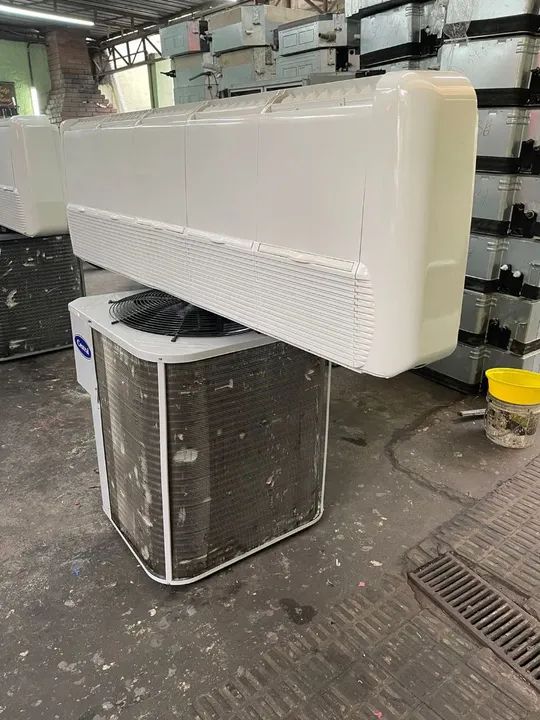 CARRIER Piso Teto 90.000 BTUs trifásico R22 220v com garantia  - Foto 3