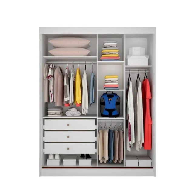 Guarda Roupa 100% MDF com 1 espelho (1,62 LARGURA) - Foto 4