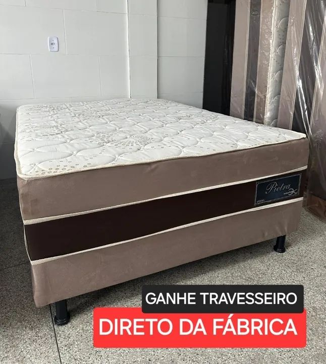 Cama box casal Pietra - Direto da fábrica 