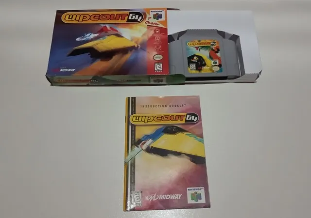 Wipeout 64 Original Com manual original