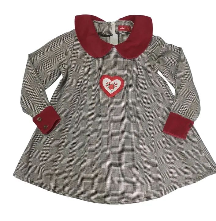 Vestido xadrez infantil  Valentina - TAM 2