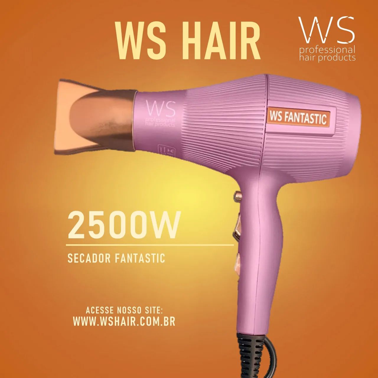 Secador WS Fantastic 2500W Profissional 