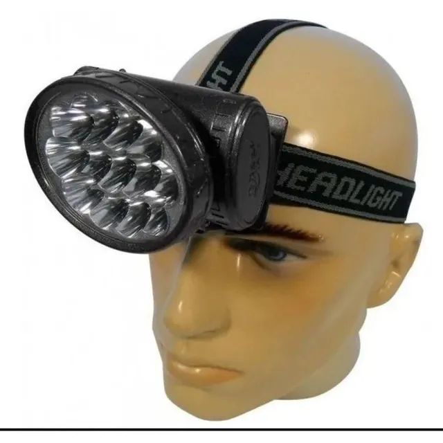 Lanterna De Cabeça com lâmpada Led Recarregável - Foto 5