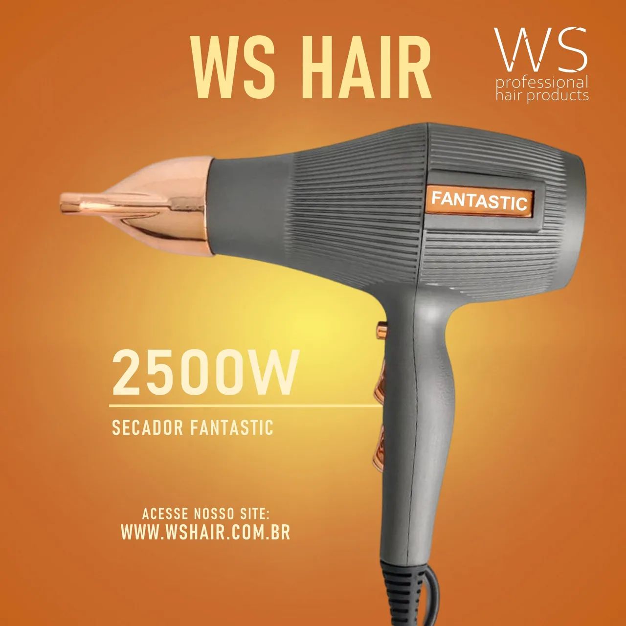 Secador WS Fantastic 2500W Profissional  - Foto 3