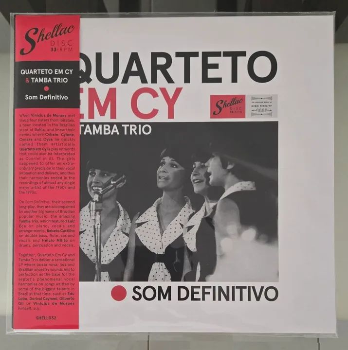 Lp Quarteto Em Cy e Tamba Trio - Som Definitivo lacrado