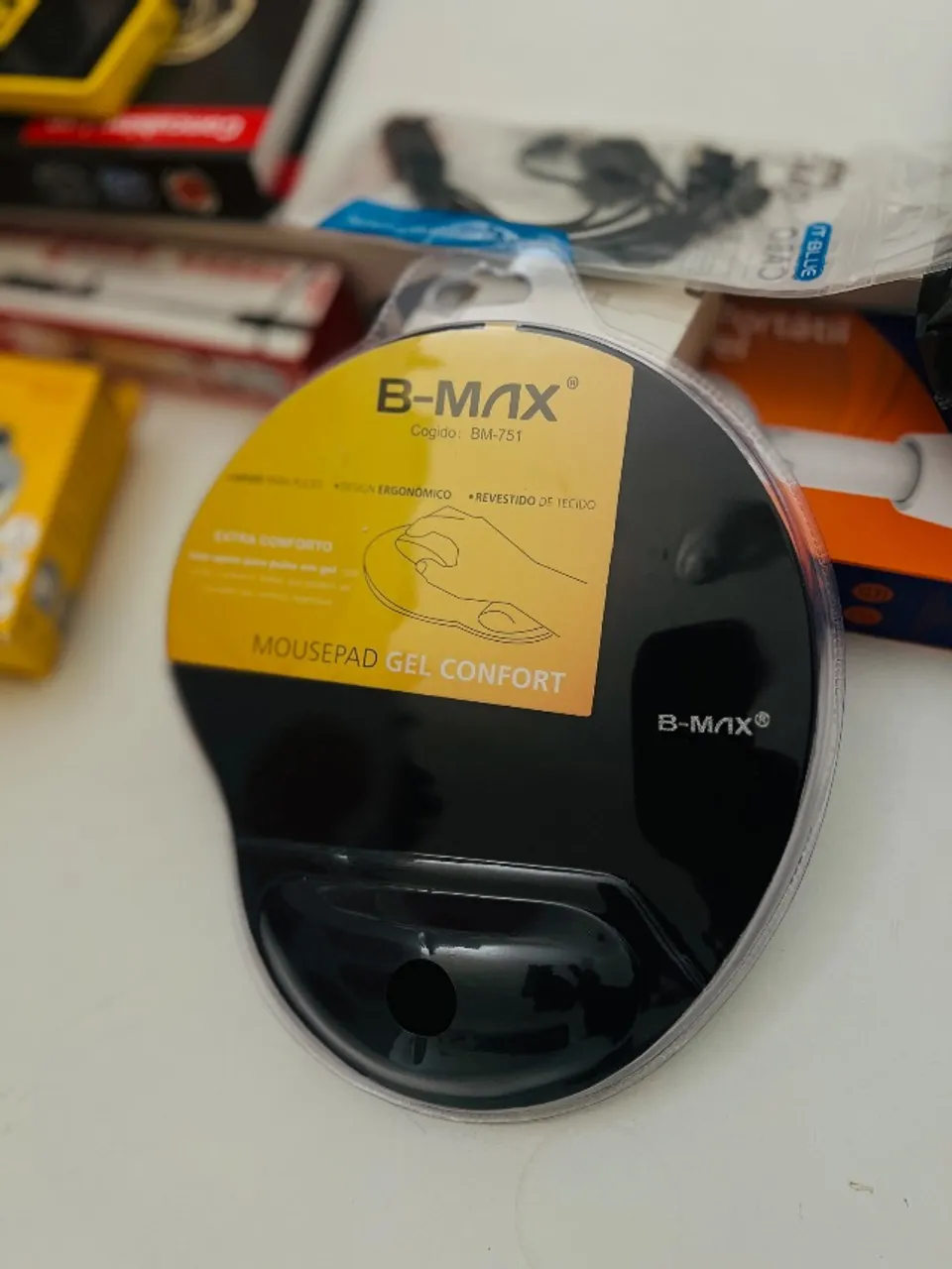Mouse pad Ergonômico com apoio de Punho/Pulso