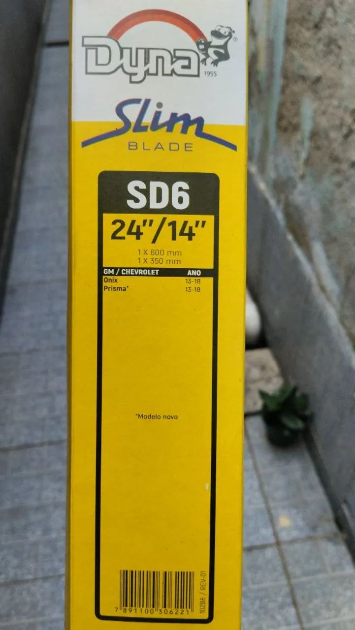 Palheta Limpador Para-brisa 24/14 SD6 GM/Chevrolet