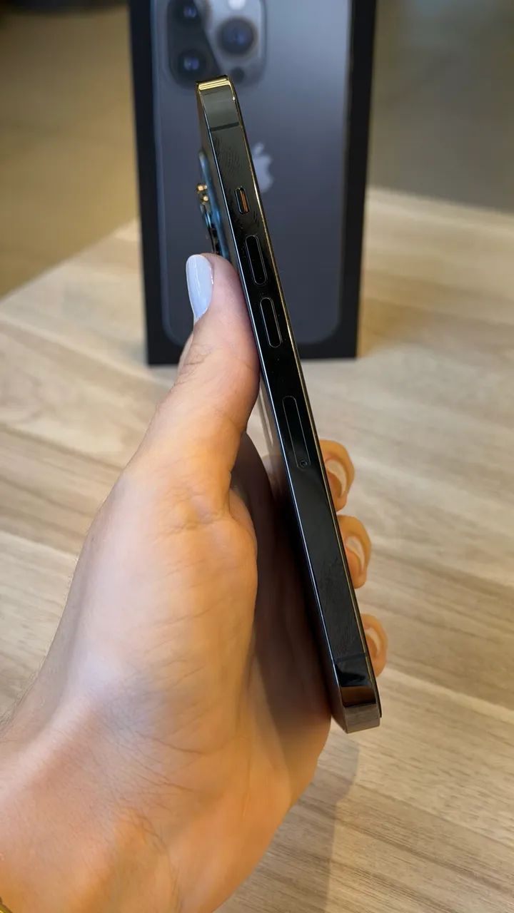iPhone 13 Pro 256Gb 76% Grafite - Seminovo - Foto 2