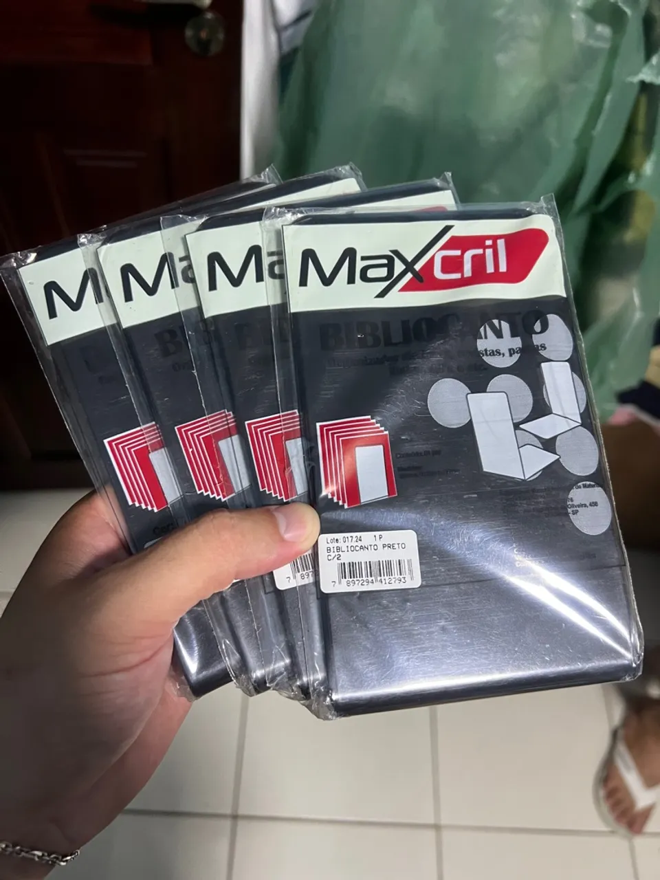 Protetores de Cartão Maxcril - Biblioteca Canto Preto