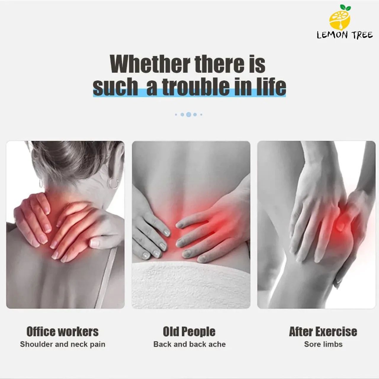 Massageador Muscular Elétrico para Dor nas Costas, Ombros, Pernas e Mais - Foto 5