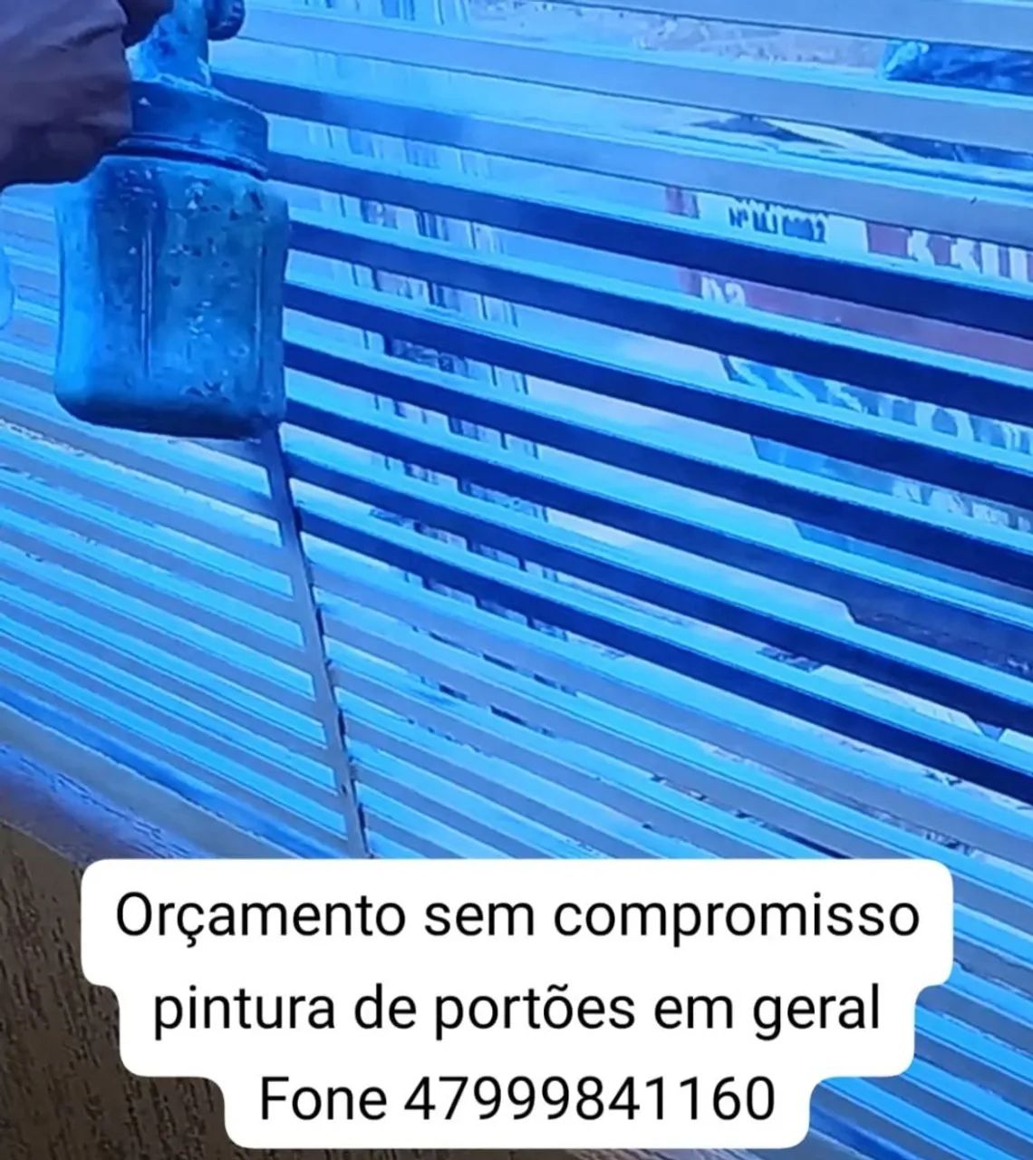 Pintura de portões e grades