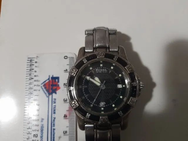 Relógio Fossil Blue 50 meters, AM 3084, Original, funcionando - Foto 2
