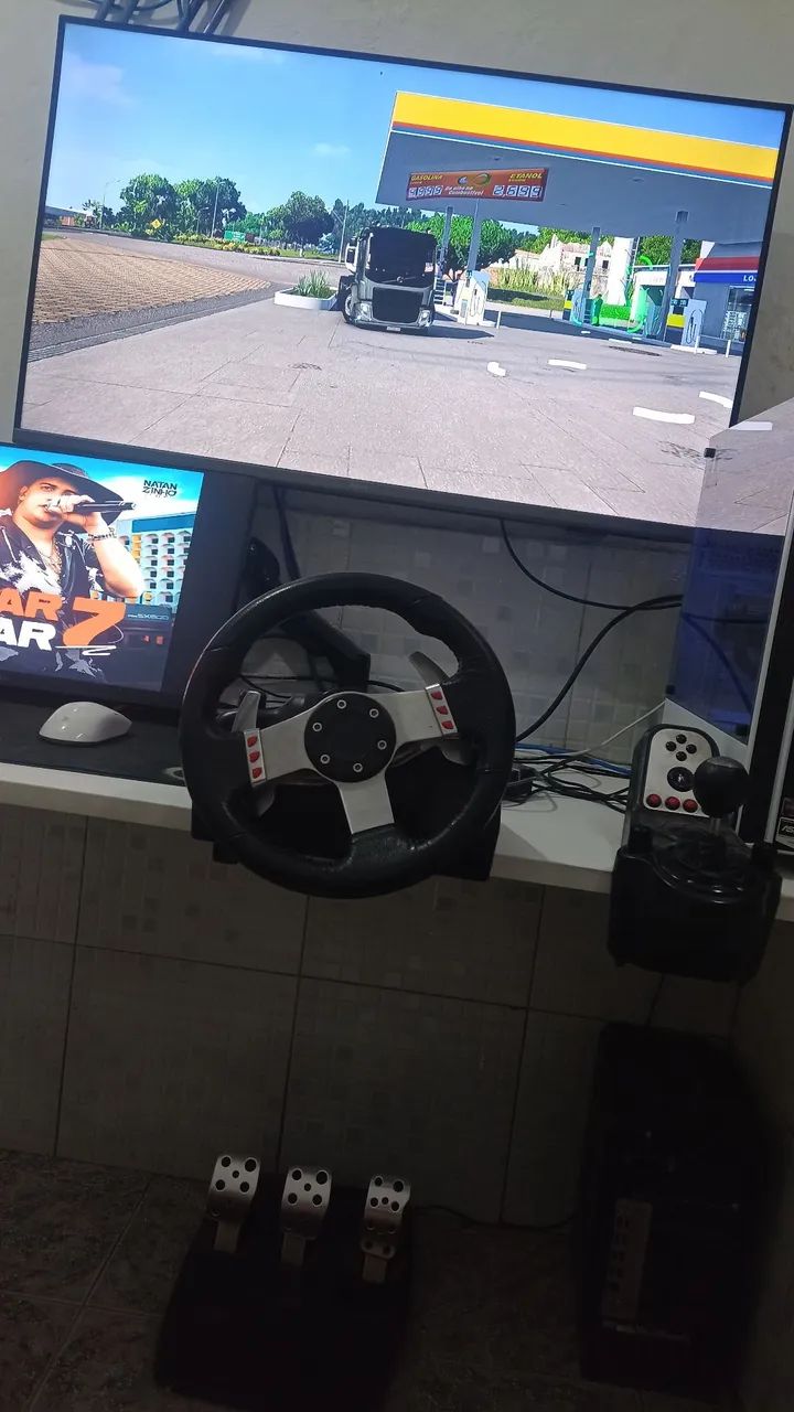 Volante G27 + PEDAL + CÂMBIO (leia descrição) - Foto 4