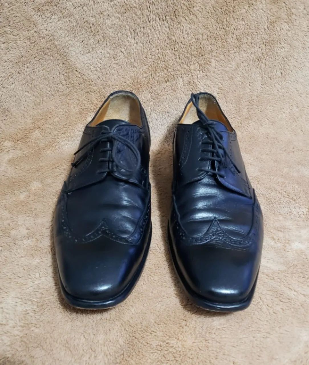 Sapato Florsheim Oxford 100% Couro Premium Made in Italy Estado de Novo Oportunidade   - Foto 4