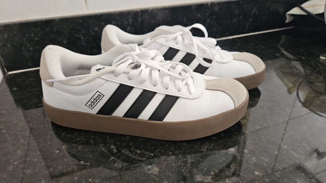 Tênis Adidas Vl Court 3.0 Feminino Original tam 38 - Foto 4
