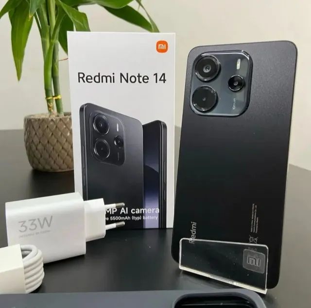 Redmi Note 14 4G-256GB 8GB - Potência e estilo em equilíbrio perfeito