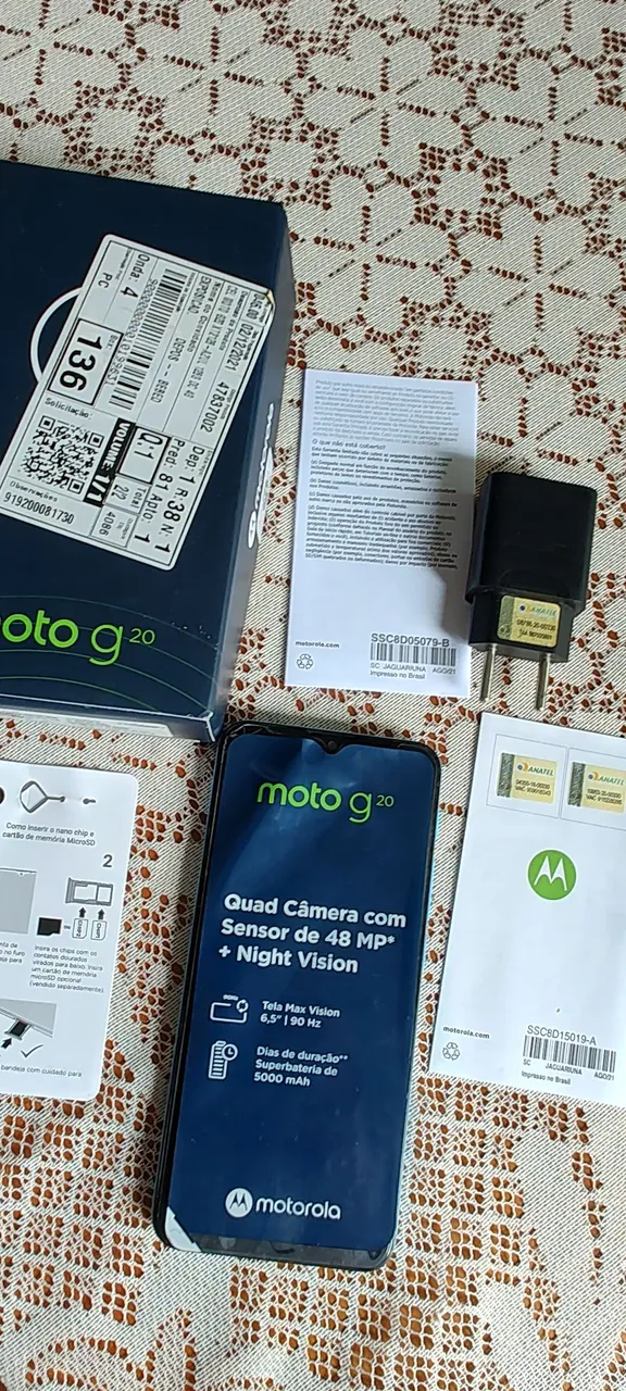 Celular Moto G20 muito conservado!