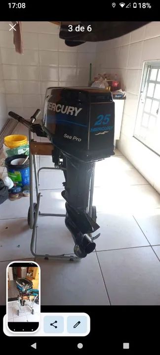 Motor Mercury 25 Seapro  - Foto 6