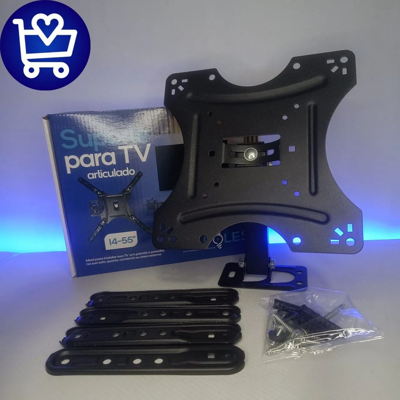 Suporte para TV articulado 14-55 polegadas - Foto 2