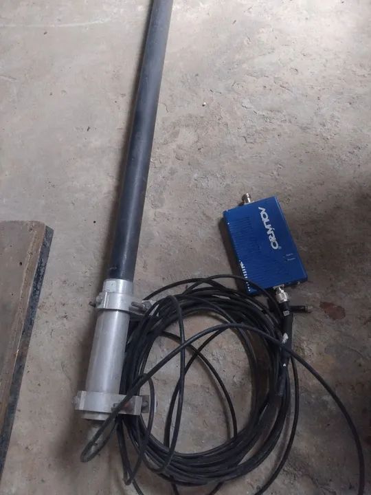 Antena amplificadora de sinal GSM 4G com cabo de 10 metros