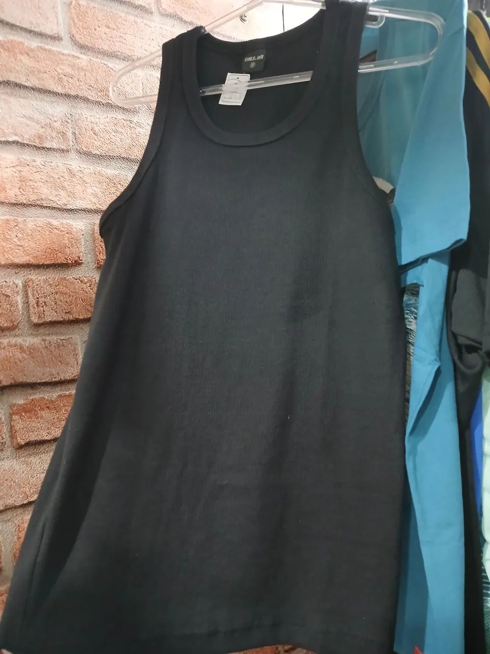 Camiseta preta masculina 