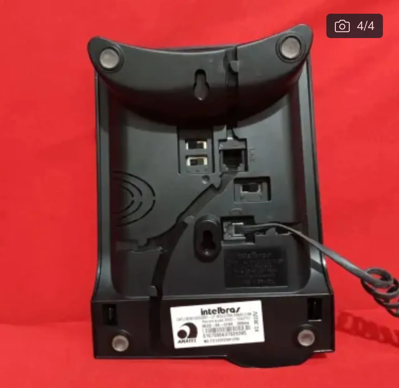 Telefone Intelbras Plano Preto - Fixo64315482326915121