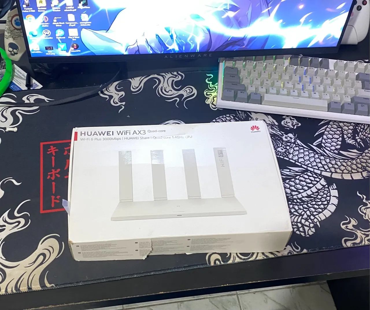 Roteador Huawei WiFi6+ AX3 PRO Quad-core