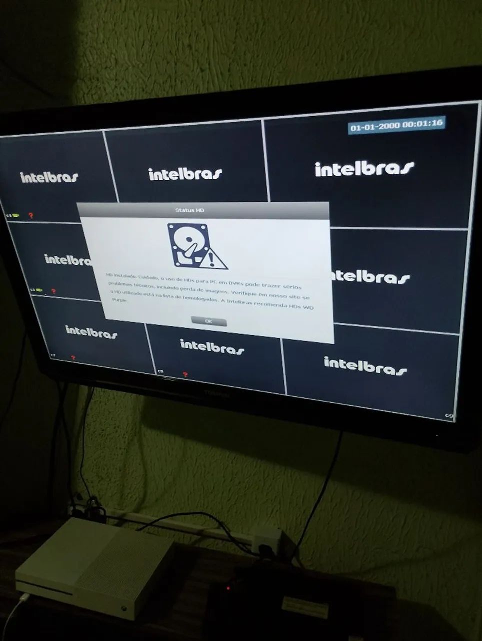 Intelbras Multi HD DVR, 8 Channels, Top Full HD with 3 TB Hard Drive!!! Ready to Use!!!64739357141635120