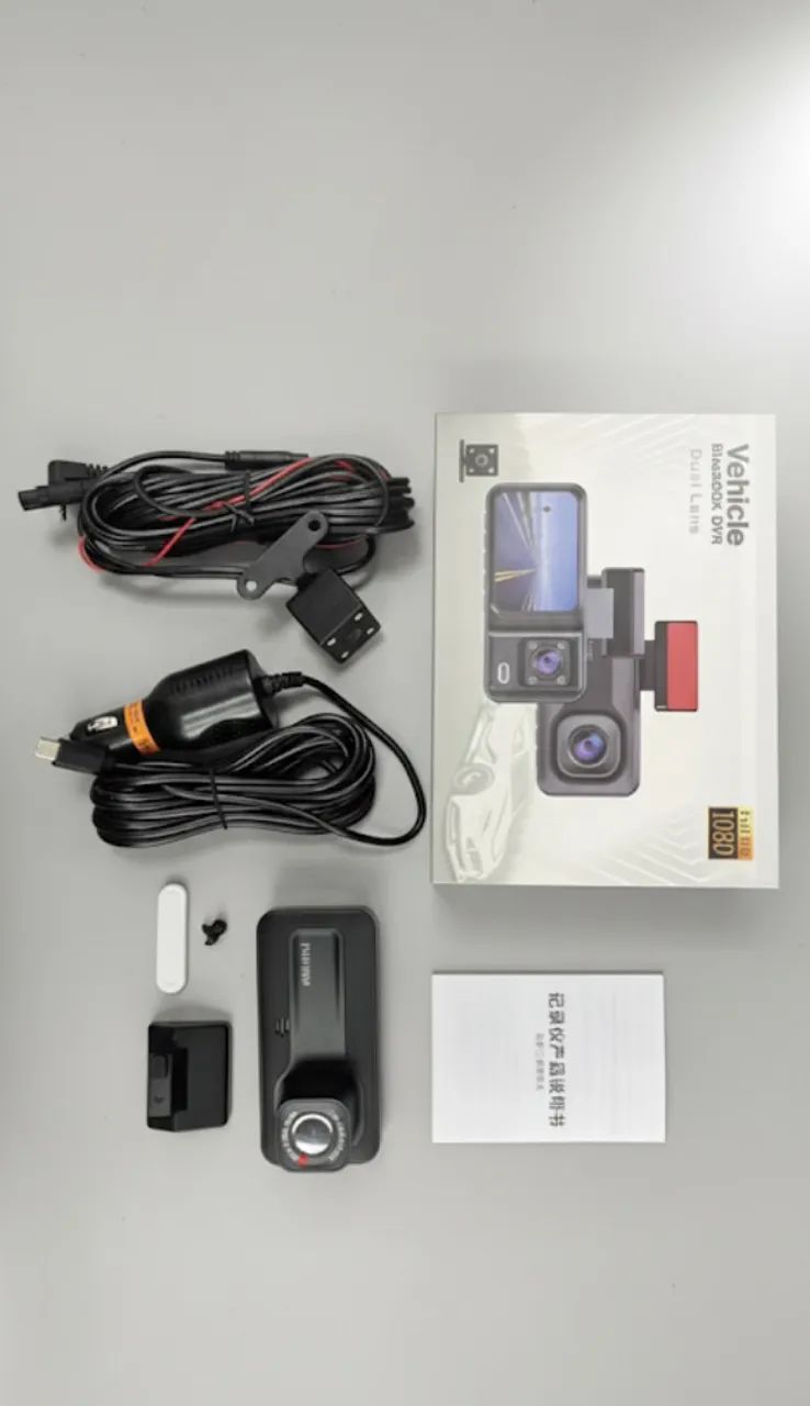 Câmera Tripla Veicular Interna e Externa - Foto 3