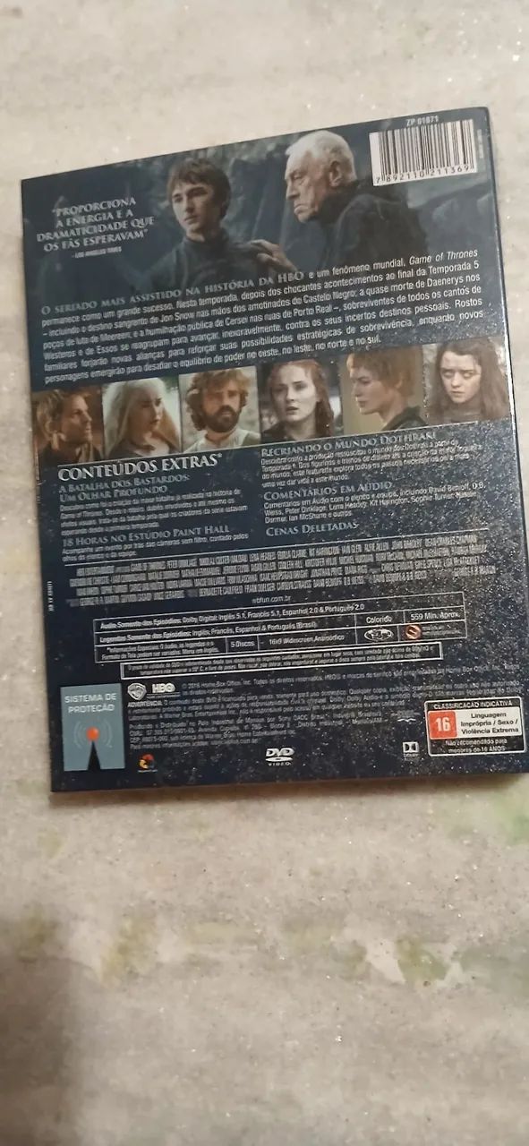 Game of Thrones - 1ª a 6 ª Temporada Completa - DVD e Blu-Ray - Foto 3