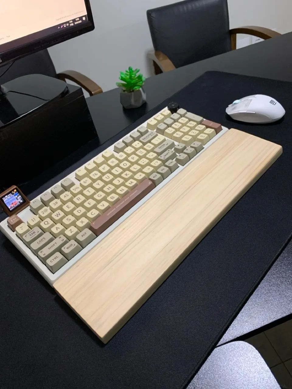 Apoio de pulso ergonômico teclado