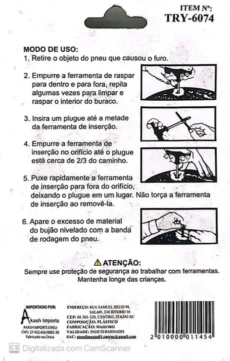 Kit Reparo de Pneu - Foto 2