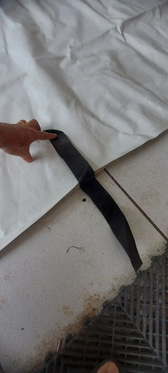 Lona fechamento tenda - Foto 3