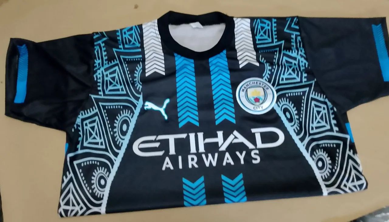 Camisa de Futebol Manchester City - Foto 3
