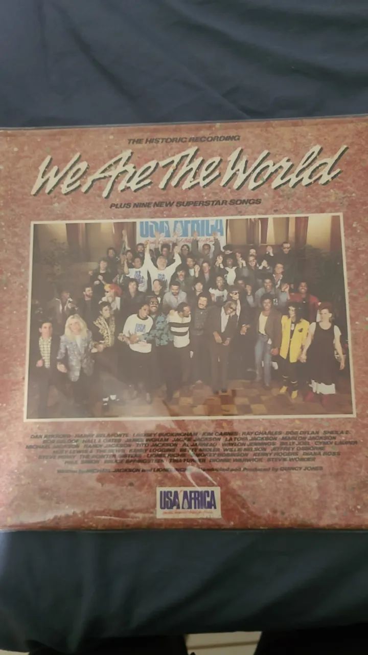Disco de vinil We are the world