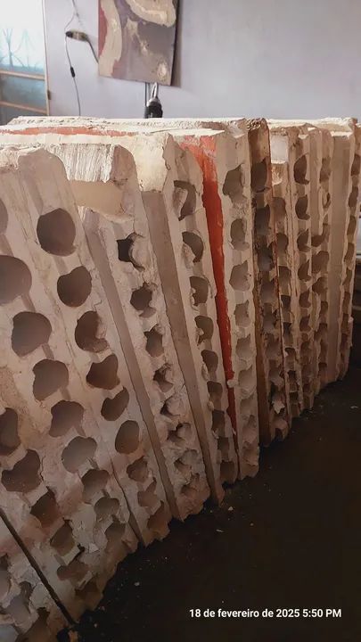 Blocos de gesso para parede 