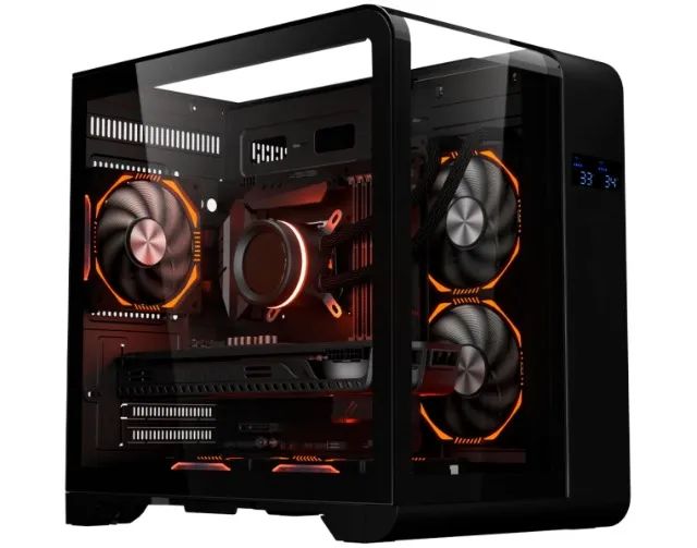 GABINETE GAMER CYBERPUNK MATX CG-48KI (FANS NÃO INCLUSAS) NOVO LACRADO!
