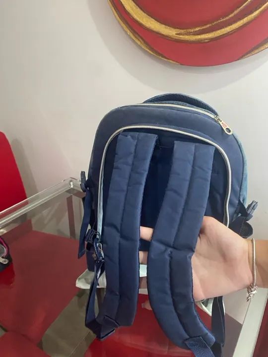 Mochila Jeans Azul Rebecca bonbon  - Foto 3