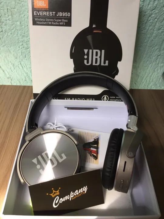 Fones de ouvido JB950 bluetooth, cartão de memória, rádio FM e auxiliar P2. - Foto 6