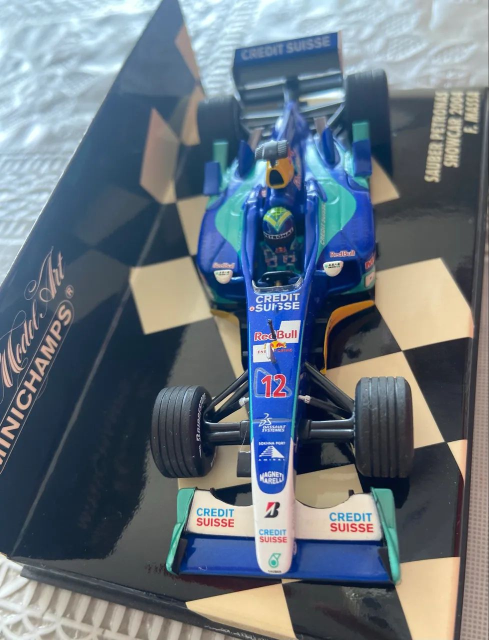 Miniatura Fórmula 1 - Minichamps - Sauber 2004 - Felipe Massa