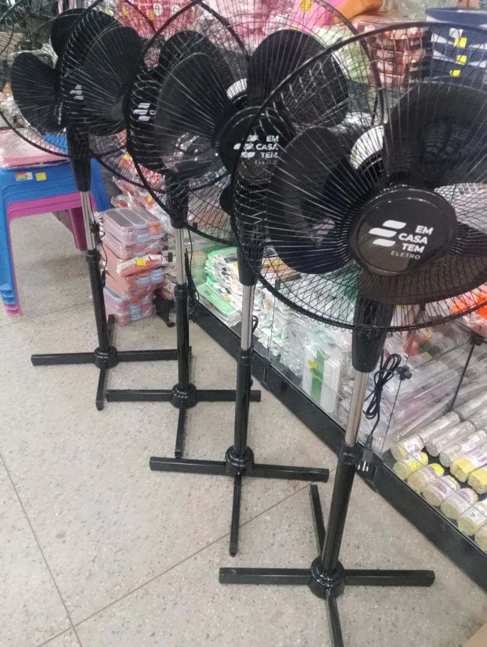 Ventilador novos 3 velocidades 134,99 