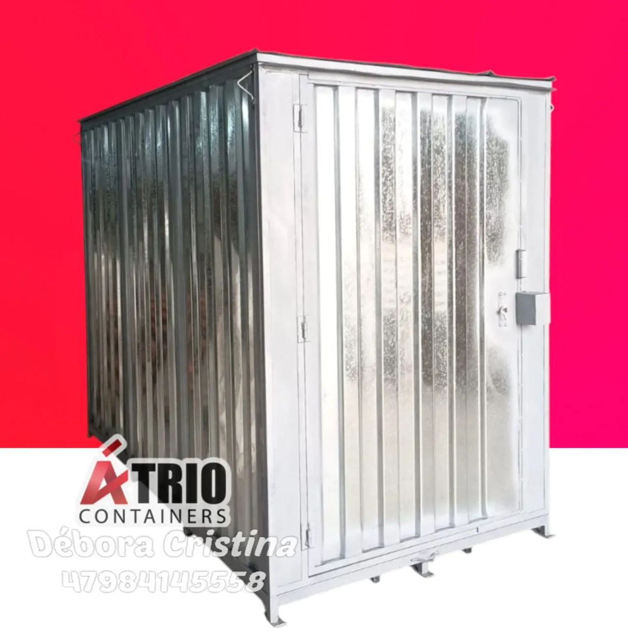Container 100% aço galvanizado totalmente desmontável  - Foto 2